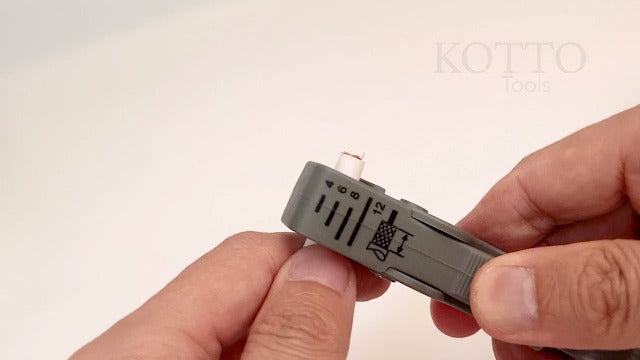 Fstop Labs KOTTO coax cable crimper kit with adjustable compression tool for RG6, RG59, and RG11 cables