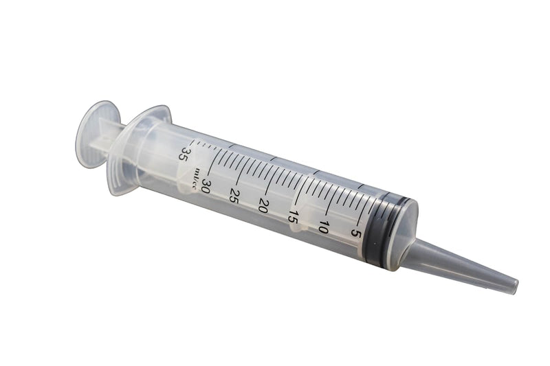 [Australia - AusPower] - 30 ml (1 oz) Plastic Syringe, Disposable Eccentric Catheter Tip Syringe for DIY Crafts, Feeding Pets, Dispensing, Measuring, Watering - 1 Each 
