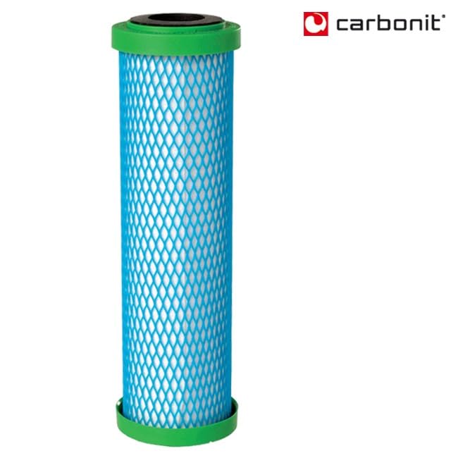 Carbonit Water Filter EM Premium 5 D - High Flow, Made in Germany | Für Sanuno, Vario-HP & Duo + Alvito Filtergeräte – Vitalisierung durch EM-Keramik, Filterfeinheit 0,7 µm, 10.000 L Kapazität