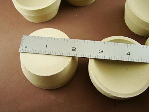 Lot of 6 - # 10 Mabor Cupel 2-3/8" Gold-Assay-Smelting-Refining-Melting-Cupels