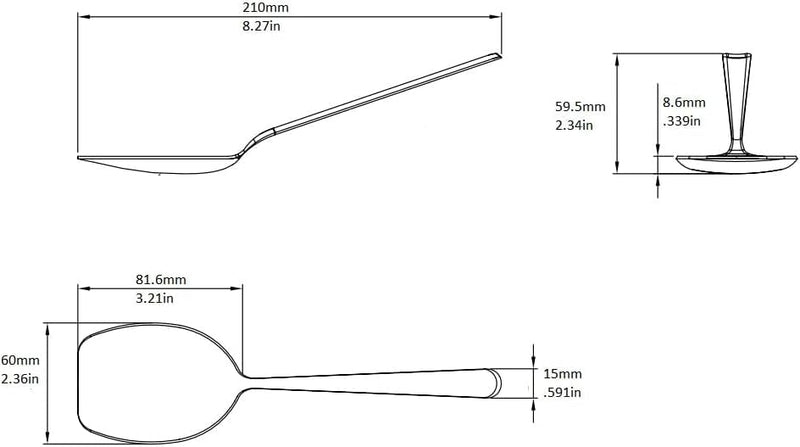 Rattleware 8.3″ Ultimate Foam Spoon – Heavy-Duty Stainless Steel Latte Art Foam Scoop – Barista Foam Spoon for Coffee, Cappuccino & Desserts – BPA-Free, Rust-Resistant, Multi-Use Kitchen Tool (6 Pack) 6