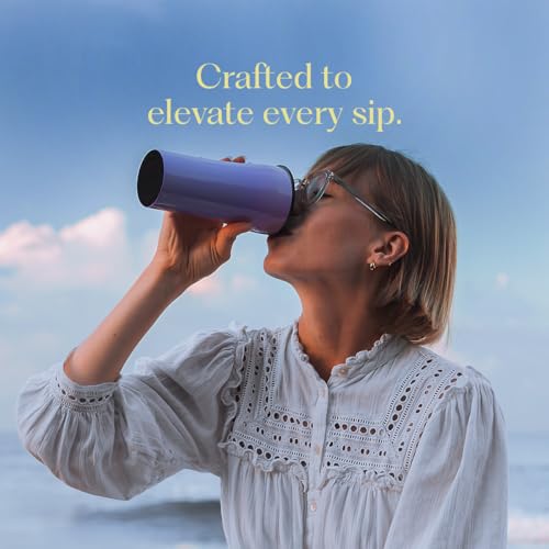 Sttoke Leakproof Lid Shatterproof Tumbler, Sunset Peach, 6.9-inch Height, 12 oz