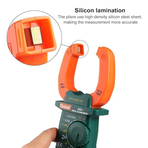 High Accuracy Clamp Multimeter red