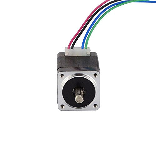STEPPERONLINE Nema 8 Stepper Motor Bipolar 1.8 deg 1.6 Ncm 0.2 A 20 x 20 x 28 mm 4 Wires for 3D Printer, CNC Machine