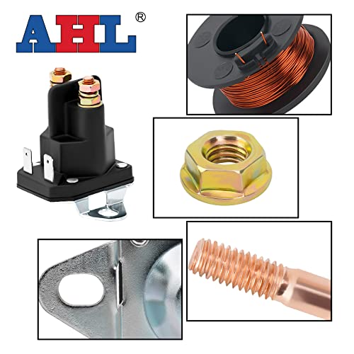 AHL Starter Relay Solenoid Switch for Ariens 35510 / Countax 44814800 / 5321384-06 5321461-54 / Rally 138406x / Simplicity 1685290 1700751 / Snapper 1-8604 / Toro 47 1910 740207