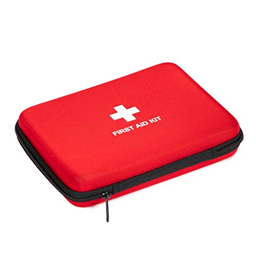 Eva Case Empty First Aid Empty Pouch Hard Case Red Medical Bag for Home Health Emergency First Responder Camping Outdoors Business (Red bb) Red Bb