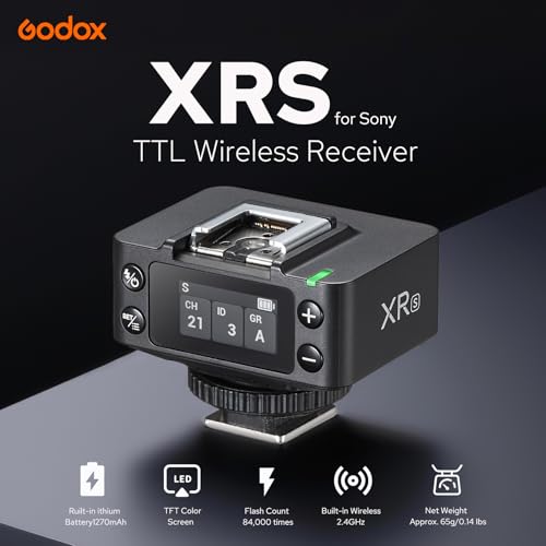 Godox XR-S TTL HSS Wireless Flash Trigger Receiver for Sony