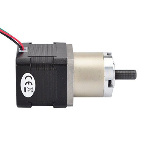 STEPPERONLINE 27:1 Planetary Gear Nema 17 Gear Motor 1.68A Stepper Motor for Craft CNC