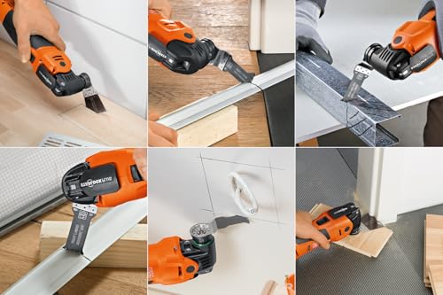 FEIN Best of E-Cut StarlockPlus Wood & Metal 6 E-Cut Plunge Cutting Blades for Wood and Metal Cutting Operations, Starlock Plus Fitting.