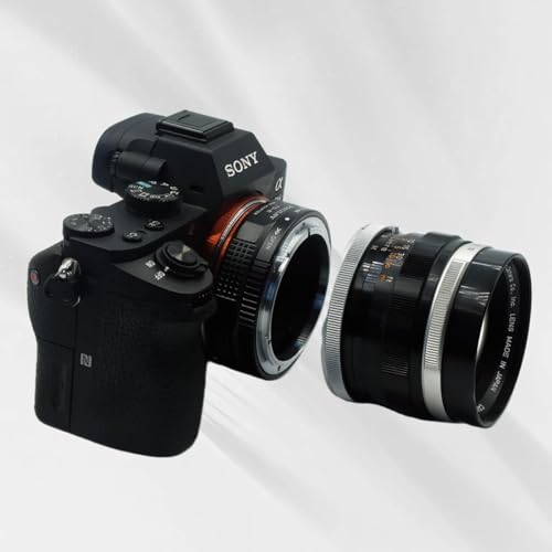 PHOLSY Lens Mount Adapter Manual Focus: Compatible with Canon FD/FL Lens to Sony E (NEX) Camera Body Canon FD to Sony E