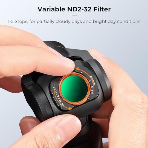K&F CONCEPT Variable ND2-32 ND32-512 CPL Wide-Angle Lens Lens CPL+ ND2-32 + ND32-512 + Wide-Angle Lens