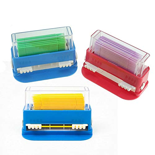 [Australia - AusPower] - Dental Disposable Micro Applicator Tip Brush Dispenser with 100 Applicators 