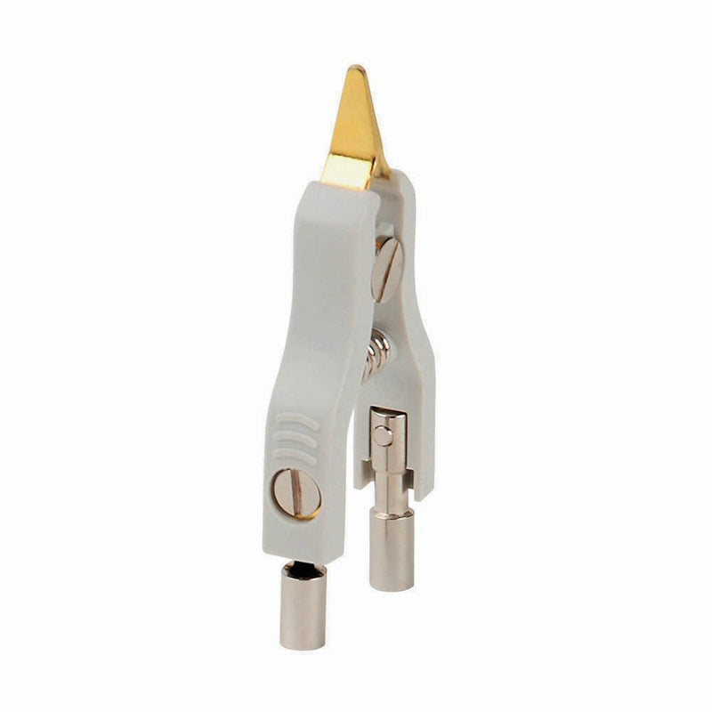 [Australia - AusPower] - 2PCS Copper LCR Kelvin Test Clip Bridge Test Clip Microresistivity Clip Test Clamp Testing Instrument Accessories 