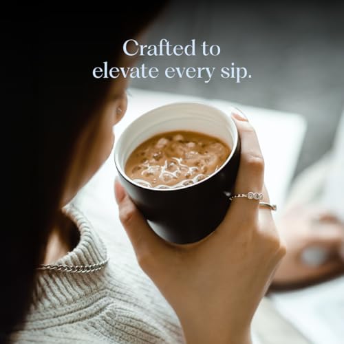 Sttoke Leakproof Ceramic Reusable Coffee Cup 12 oz - Luxe Black