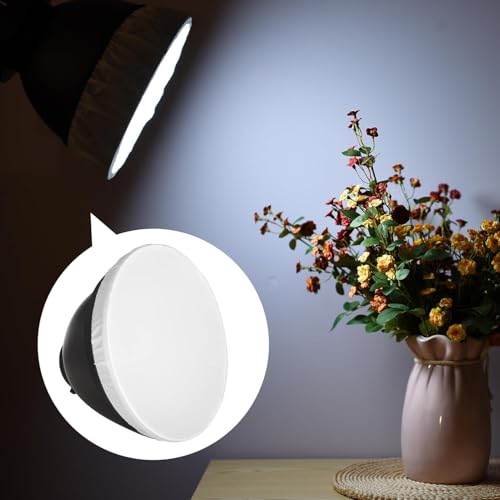 7" Standard Reflector Diffuser Lamp Shade Dish with Honeycomb Grid
