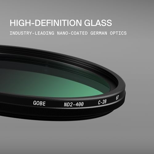 Gobe 62mm ND2-400 Variable ND Lens Filter (Pro)