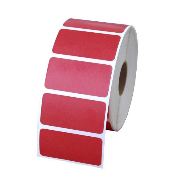 Zebra Red Labels 2" x 1" (LV-56001Red)