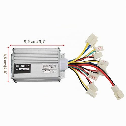 Keenso Motor Control Box 36V 1000W Speed Controller Multifunctional Throttle Handle for Electric Scooter E Bicycle Tricycle