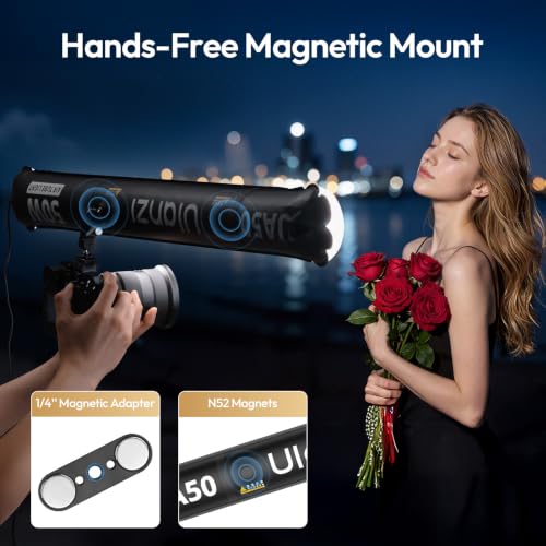 ULANZI UA50 50W Wired Bi-Color Inflatable Light Tube for Photography Large