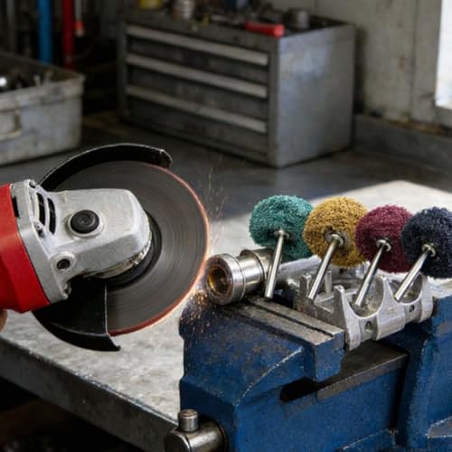 Pack of 40 Sanding Discs Polishing Sanding Disc, 25 mm Diameter with 3 mm Shaft for Dremel, for Rotary Tools and Cordless Screwdrivers, Industrial Material Sanding Attachments in 4 Grits (40 Pieces) 40 pieces.