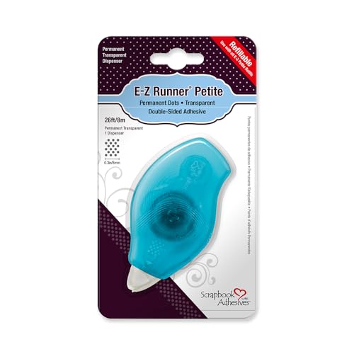Scrapbook Adhesives E-Z Runner Petite Refillable Dots Permanent adhesive applicator roller