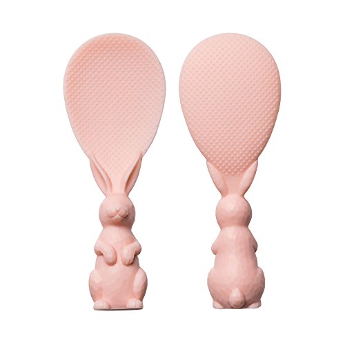 [Franc Franc] Rabbit Rice Paddle, 7.7-Inch (Pink)
