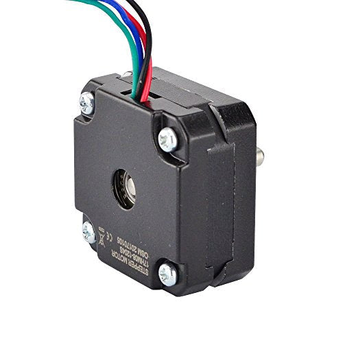 STEPPERONLINE Nema 17 Bipolar 0.9deg 11Ncm 1.2A 42x21mm 4-lead for CNC Milling Engraving Machine