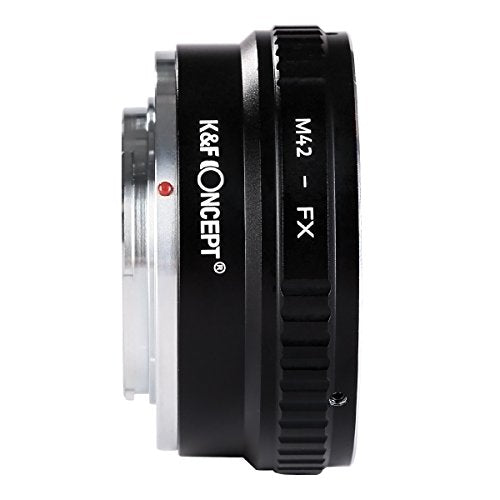 K&F CONCEPT Lens Adapter M42 to Fuji X Compatible with M42 Mount Lens to Fujifilm Fuji X-Series X FX Mount Mirrorless Camera Body