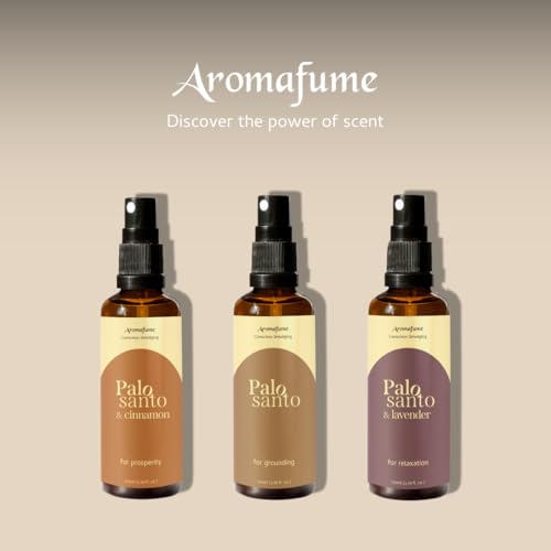 Palo Santo Smudge Spray Gift Set, 6x50ml, Aromafume