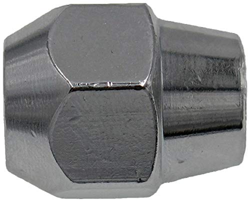 Dorman 611-141 acorn lug nuts, M12-1.50 thread, 21 mm hex, 26 mm length, 10-pack