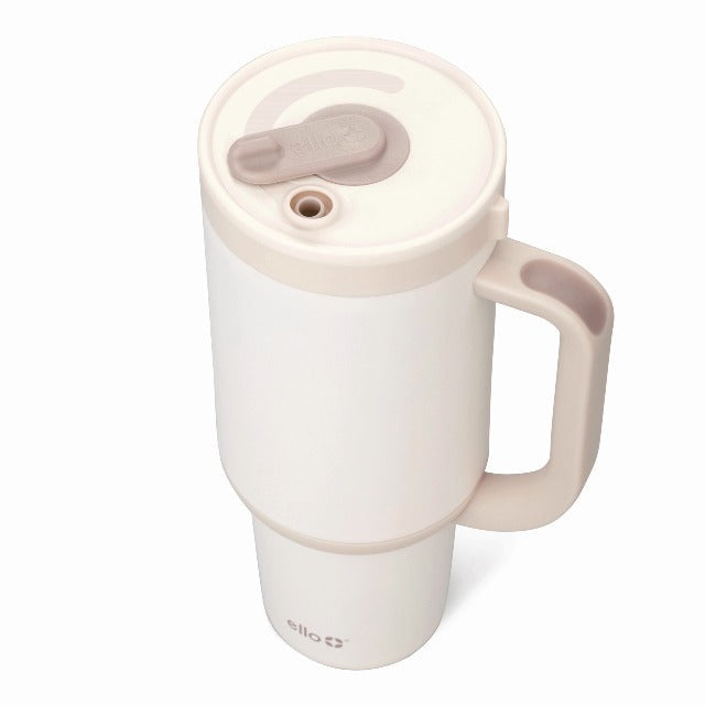 Ello Oasis 40oz Insulated Stainless Steel Tumbler with Straw, Blueberries 40 Ounces
