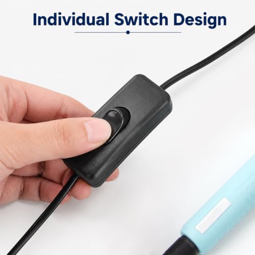 18W 10 cm Electric Styrofoam Cutter, Electric Styrofoam Cutting Tool AC110-240V Foam Cutter Hot Wire Cutter for Cutting Edges, Heat Cutting Engraving Pen EU Plug