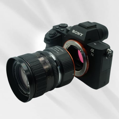 PHOLSY Lens Mount Adapter Compatible with Olympus OM Lens to Sony E Camera Olympus OM to Sony E