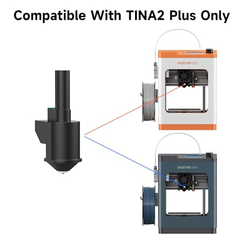 WEEFUN Hotend for Tina2 Plus 3D Printers, Comaptible with Tina2 PLUS, TINA2C 3D Printers Only, 1PC