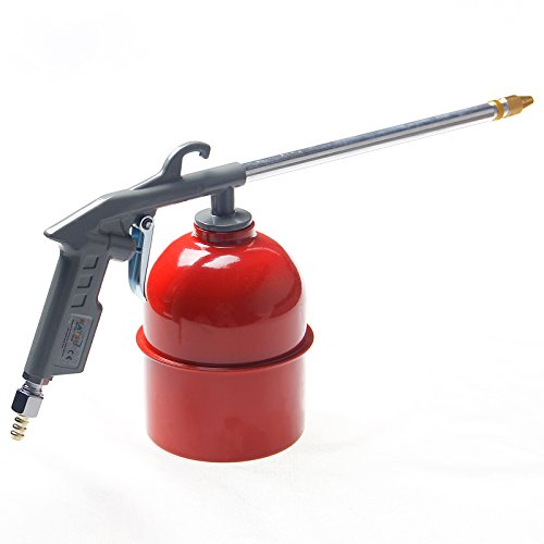 KATSU Paraffin Spray Gun, Long Nozzle Paraffin Diesel Air Compresser Spray Gun Petrol & Diesel Engine Cleaner, 900ml Tank Capacity 222112 Alloy Steel