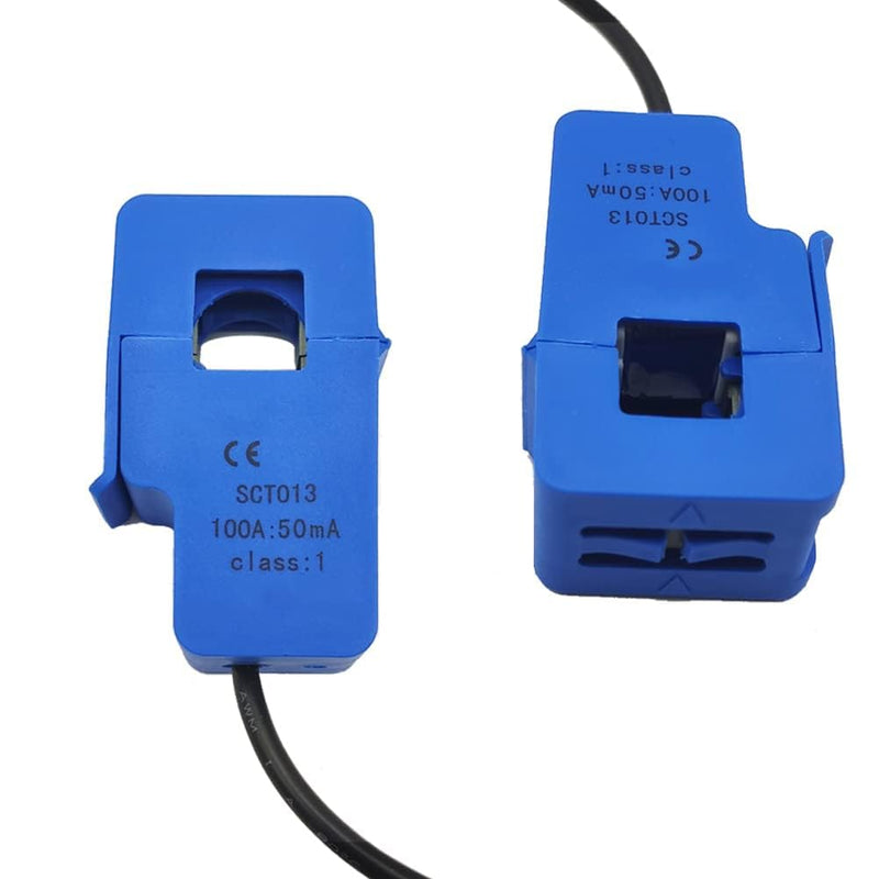 [Australia - AusPower] - 4Pcs 100A/50mA SCT013000 Non-invasive Split Transformer Sensor SCT-013-000 Split Core Current Sensor Transformer, Blue, 4psct100A 