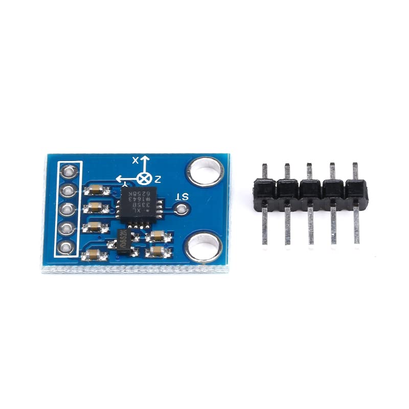 [Australia - AusPower] - 2PCS ADXL335 Sensor Module Semiconductor devices 3 Axis Accelerometer Angular Transducer Sensor Module Analog Acceleration Module Sensor Module GY-61 Analog Output 3V-5V 
