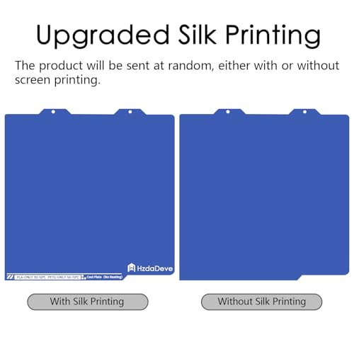 HzdaDeve Improved Cooling Plate for A1 Mini Low Temperature Cold Building Plate 183.5 x 183.5 mm Double-Sided Smooth Plate Bed PEI Platform for Bambu Lab 3D Printer (no heating/no glue)