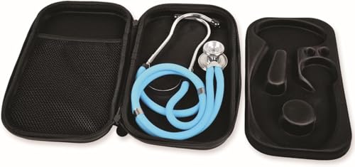 FONENDO BAG - Colour: Black. Professional use. High quality protective case for stethoscope with a classic style tube