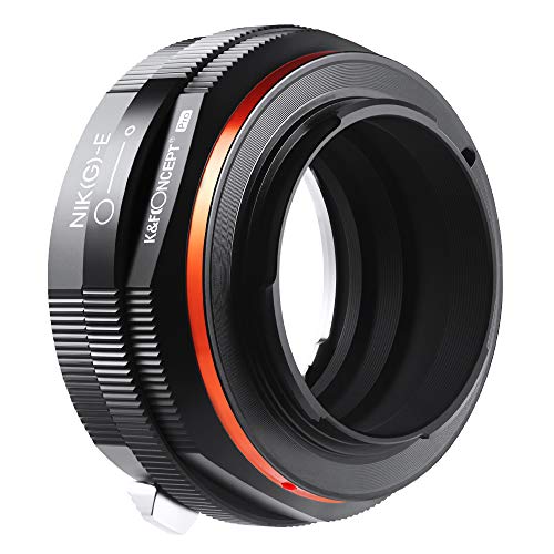 K&F CONCEPT Lens Mount Adapter, G Mount F/AI/G Lens to E-Mount/NEX Camera Body Mount Adapter with Matting Varnish Design