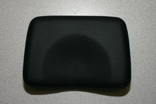 Baagialdic Deluxe Black Contour Tanning Bed Pillow, closed cell neck and cervical pillow for tanning beds, black, ergonomic design