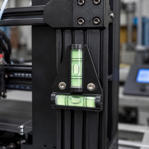 T-spirit Level, 2 Pack, Handy Cross Spirit Level, Small Pyramid Spirit Level, 2-Way Spirit Level for Caravan/Camper Magnetic Black (1 Pack)