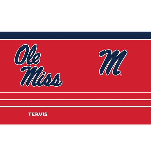 Tervis Traveler Ole Miss Rebels - MVP Triple Insulated Tumbler Travel Cup Keeps Drinks Cold & Hot, 20oz, Stainless Steel