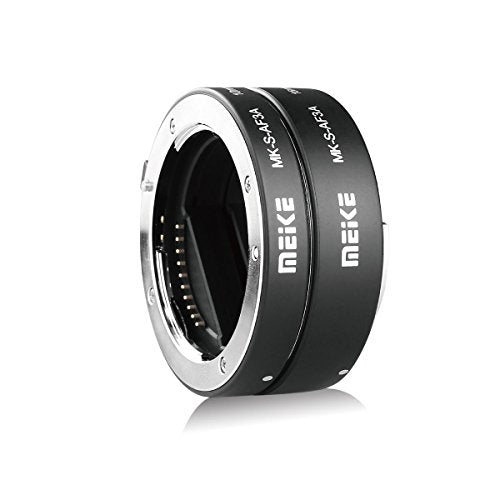 Meike S-AF3A Auto Focus Macro Extension Tube Set for Sony E/FE Mount Camera Mk-s-af3a
