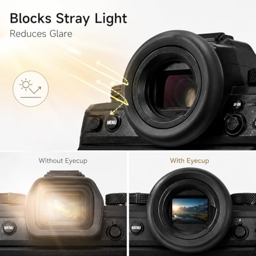 DK-33 Eyepiece Soft Silicone Camera Eyecup Viewfinder with Nikon Z8 Z9 Zf