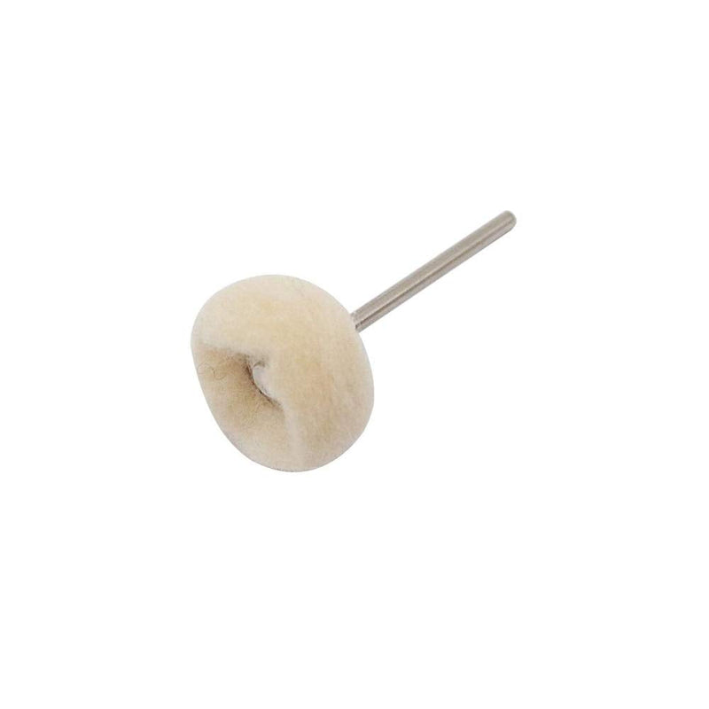 [Australia - AusPower] - 100 pcs 1/8inch Cashmere Polishing Buffing Wheel for Dremel - Buffing Wheel or Silver Polish Wheel - Watch & Jewelry Polishing Kit 100Pcs-cotton 