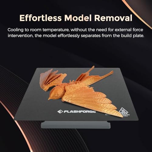 FLASHFORGE Adventurer 5X Upgrade PEI Powder-Coated Platform, Fit for AD5X/Adventurer 5M/Adventurer 5M PRO