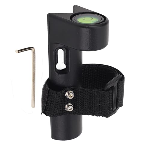 YUEHISY adjustable aluminum grade rod level with large bubble vial for round and rectangular survey bars