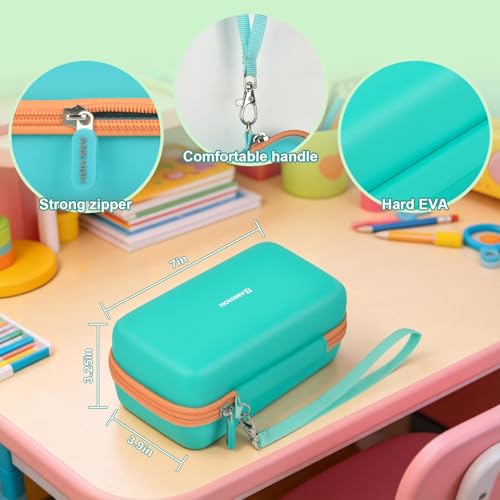 ANKHOH Case Compatible with 3Doodler Start+ Essentials (2025) for 3D Pen Set for Kids, Storage Organizer Holder for Printing Filament Refill and Micro-USB Charger (Box Only) (Green) Green