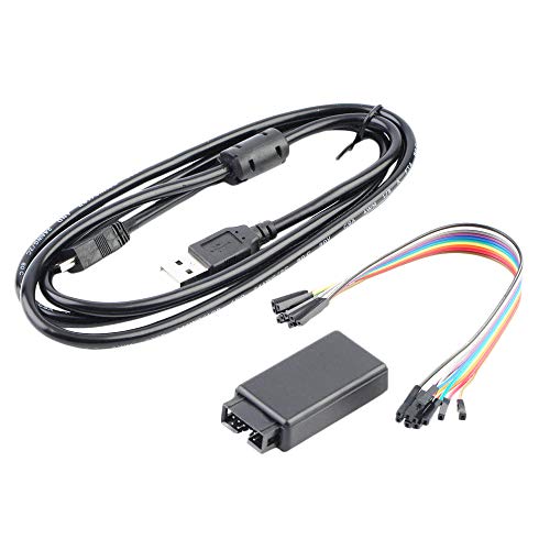 Hailege 24MHz 8CH USB Logic Analyzer Device With EMI Ferrite Ring USB Cable 24MHz 8 Channel UART IIC SPI Debug ARM FPGA M100 SCM